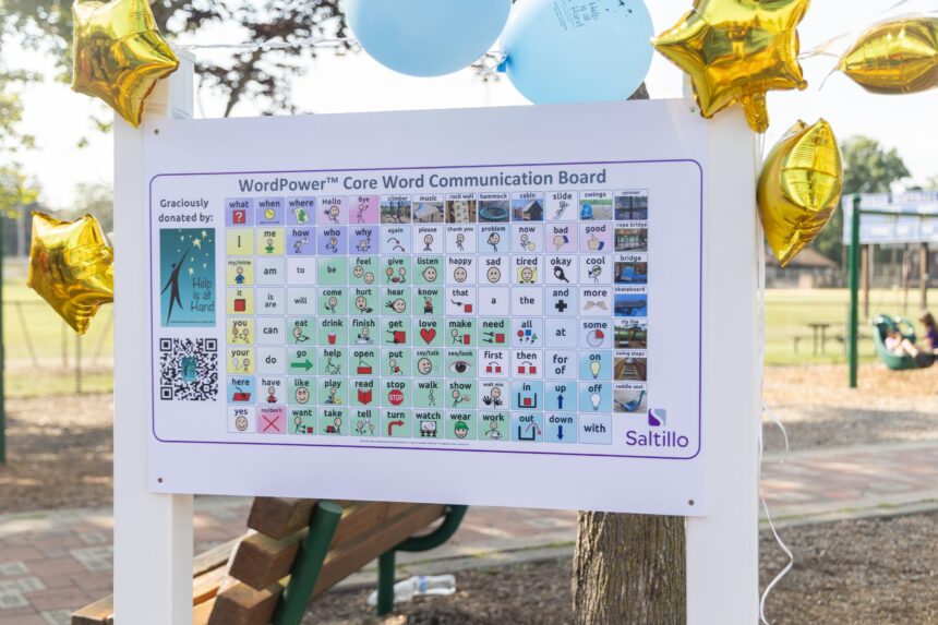 Communication Board Officially Arrives at Denville's Gardner Field