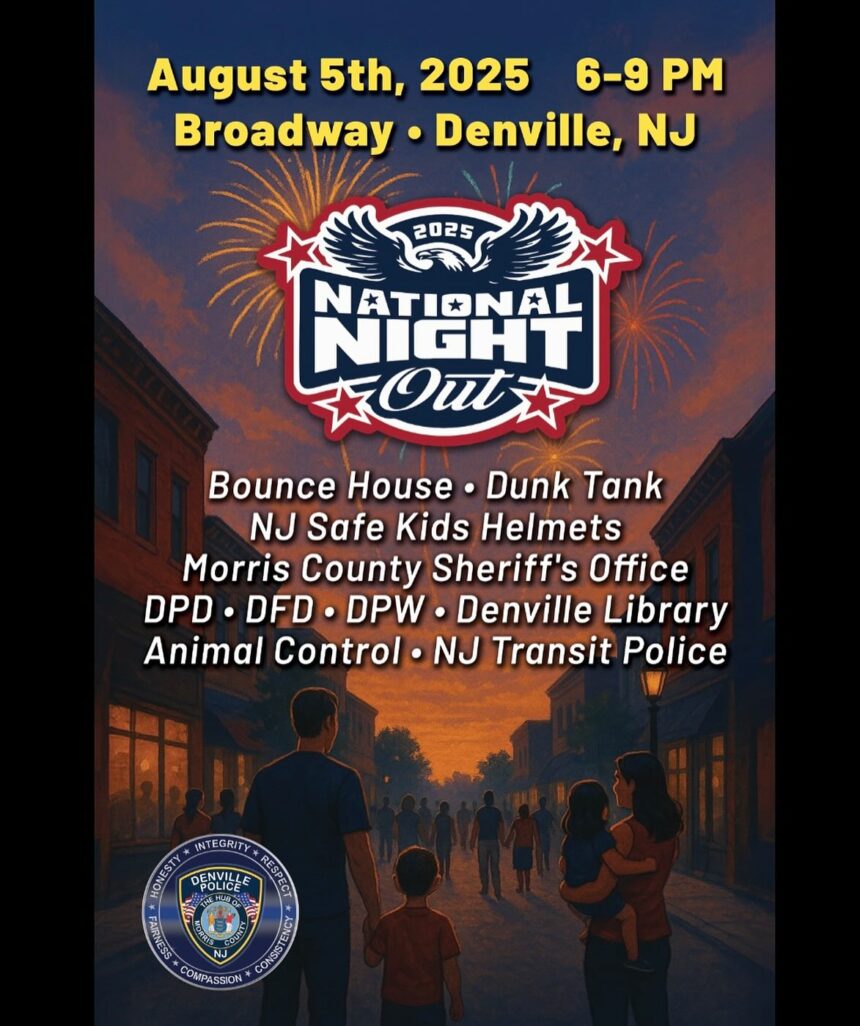 Denville National Night Out 2025 Set for August 5