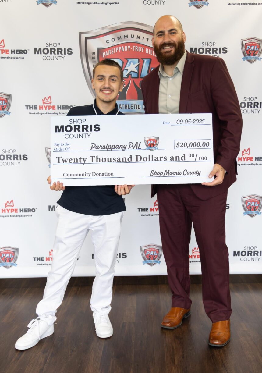 16-Year-Old Entrepreneur Makes 20,000 Dollar Donation to Parsippany PAL
