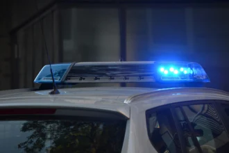 Police vehicle emergency lights