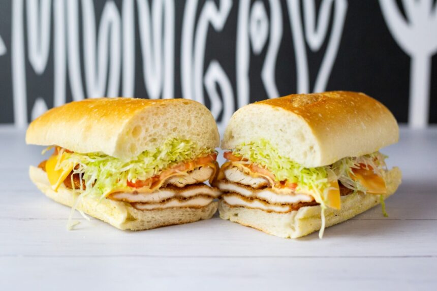 A Tony Boy's Sandwich House cutlet sandwich
