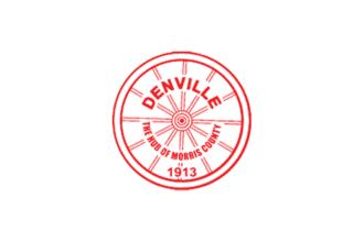 Official Township of Denville seal on a white background.